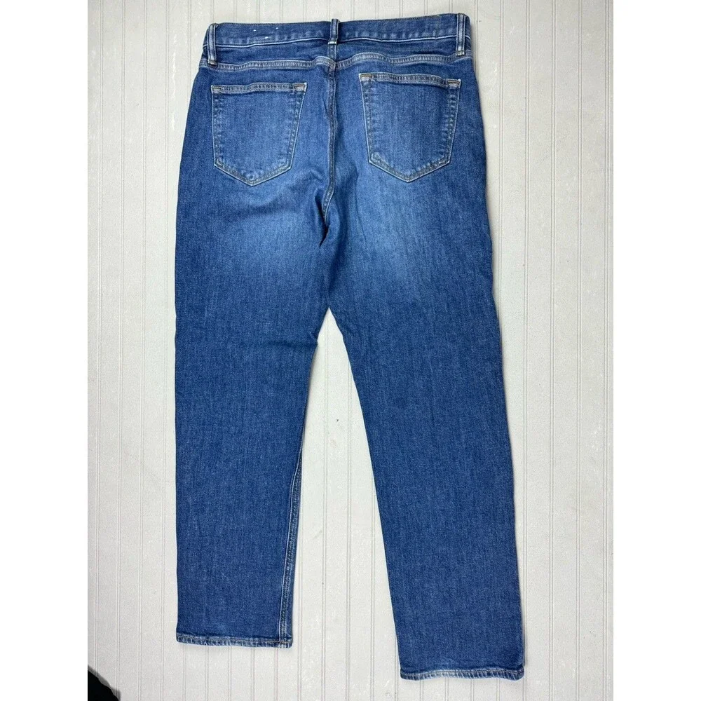 Banana Republic Size 34x30 Mens Jeans Straight Fit (Actual Inseam 28.5)